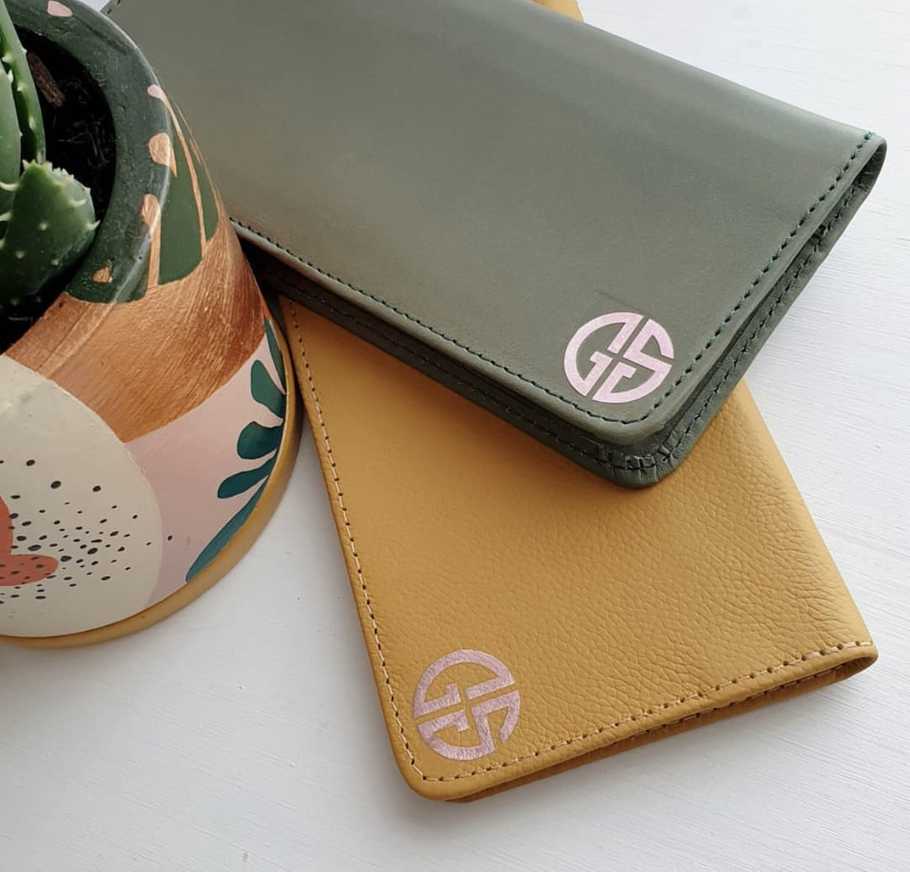 Genesis Style Ladies Genuine Leather Wallet Olive Green