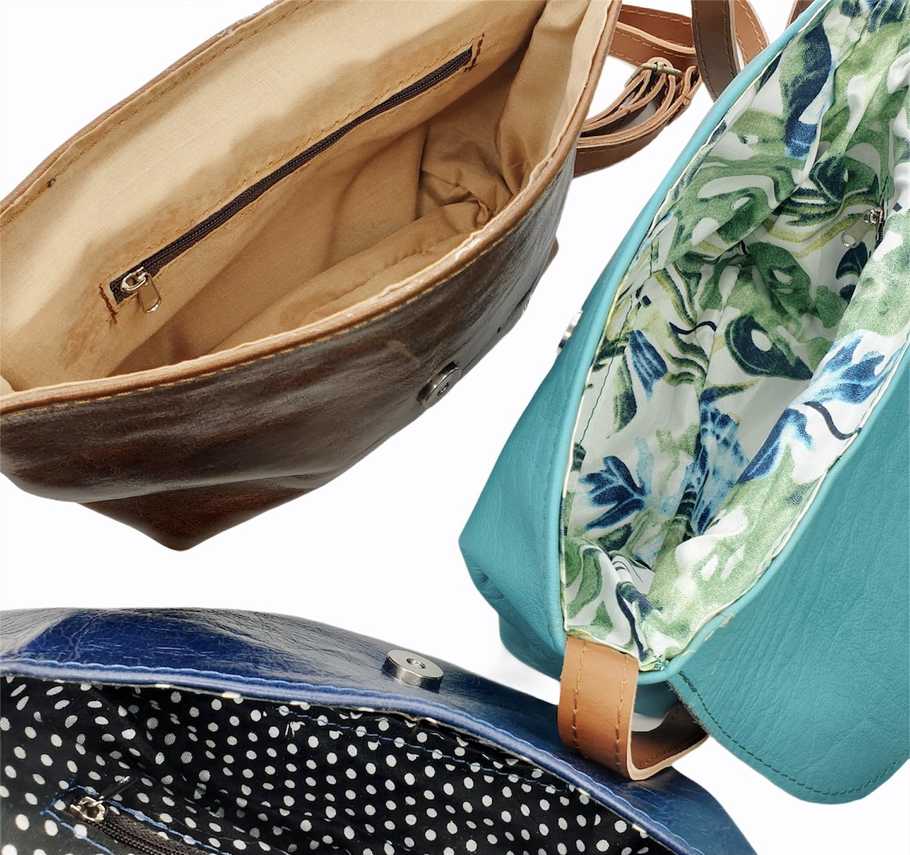 Genesis Style Genuine Leather Sling Bag - Teal