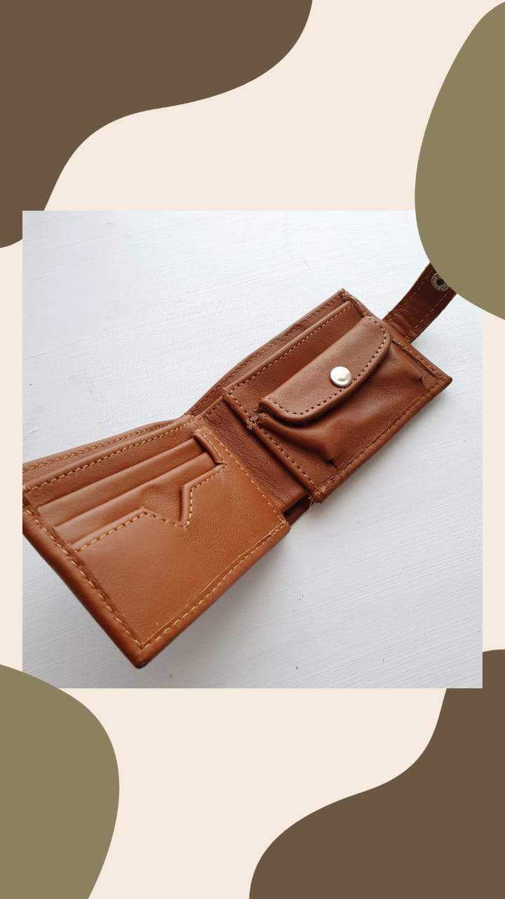 Genesis Style Men's Genuine Leather Wallet Tan